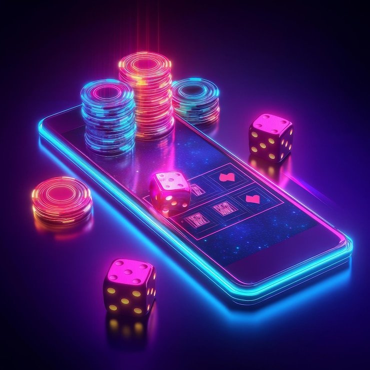 Antarmuka aplikasi 4dlover menampilkan permainan slot dan opsi live casino
